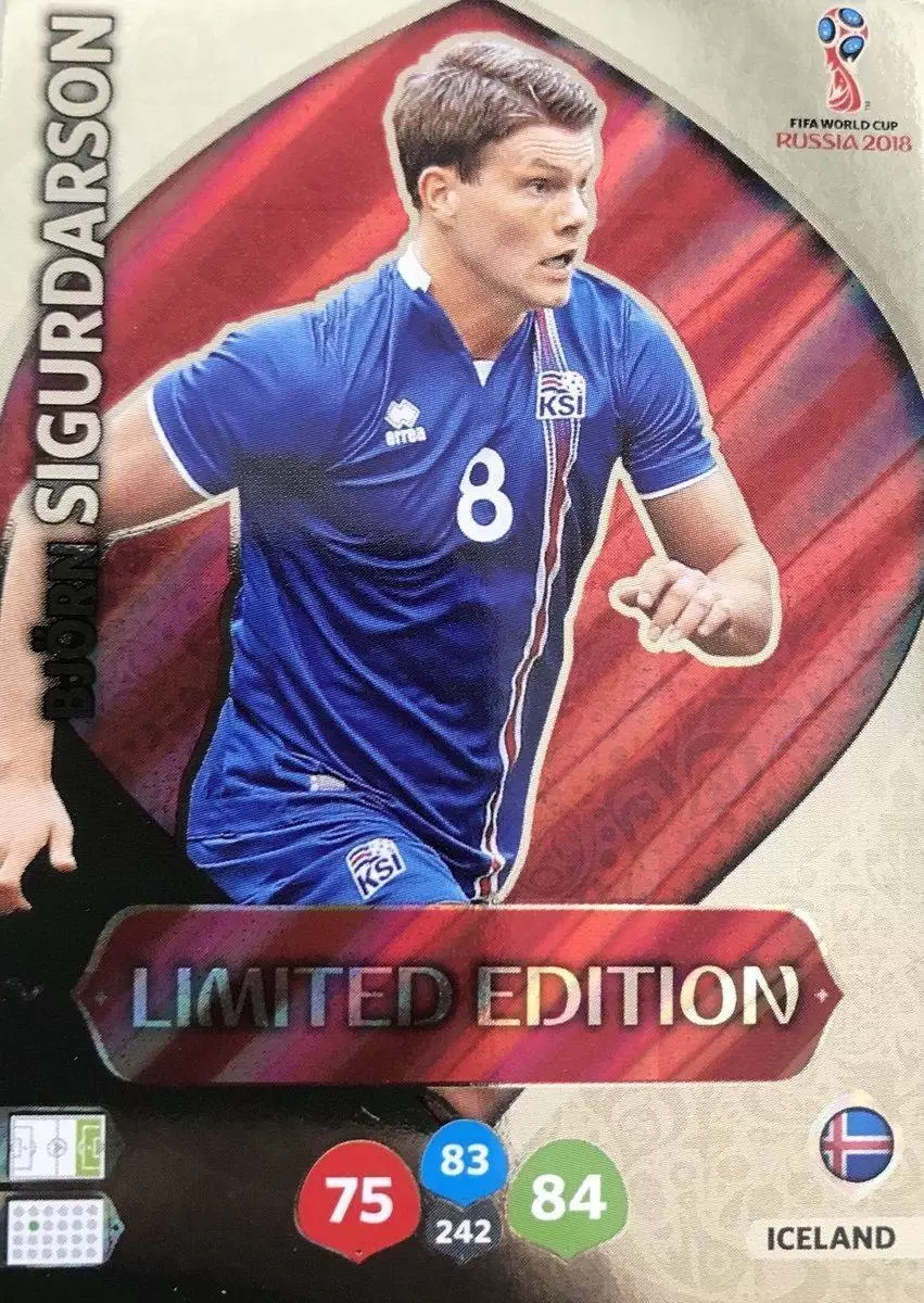 Russia 2018 : FIFA World Cup Adrenalyn XL - Björn Sigurdarson - Iceland