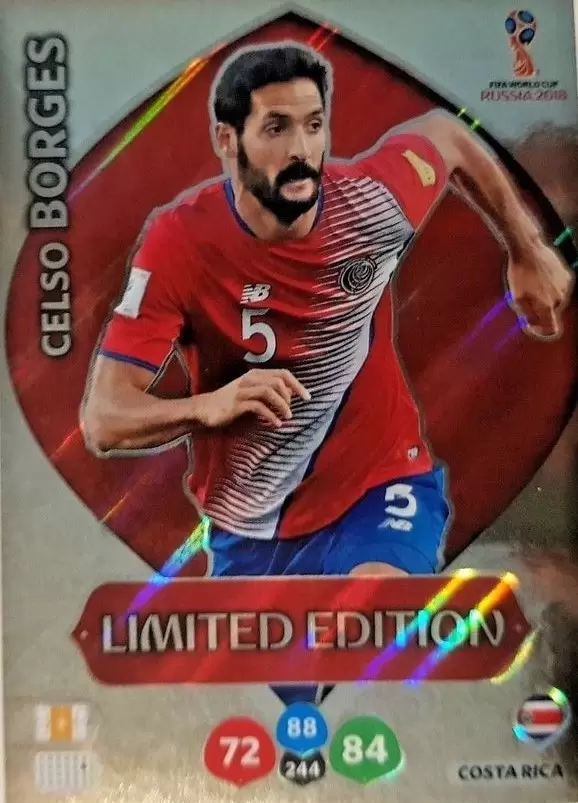 Russia 2018 : FIFA World Cup Adrenalyn XL - Celso Borges - Costa Rica