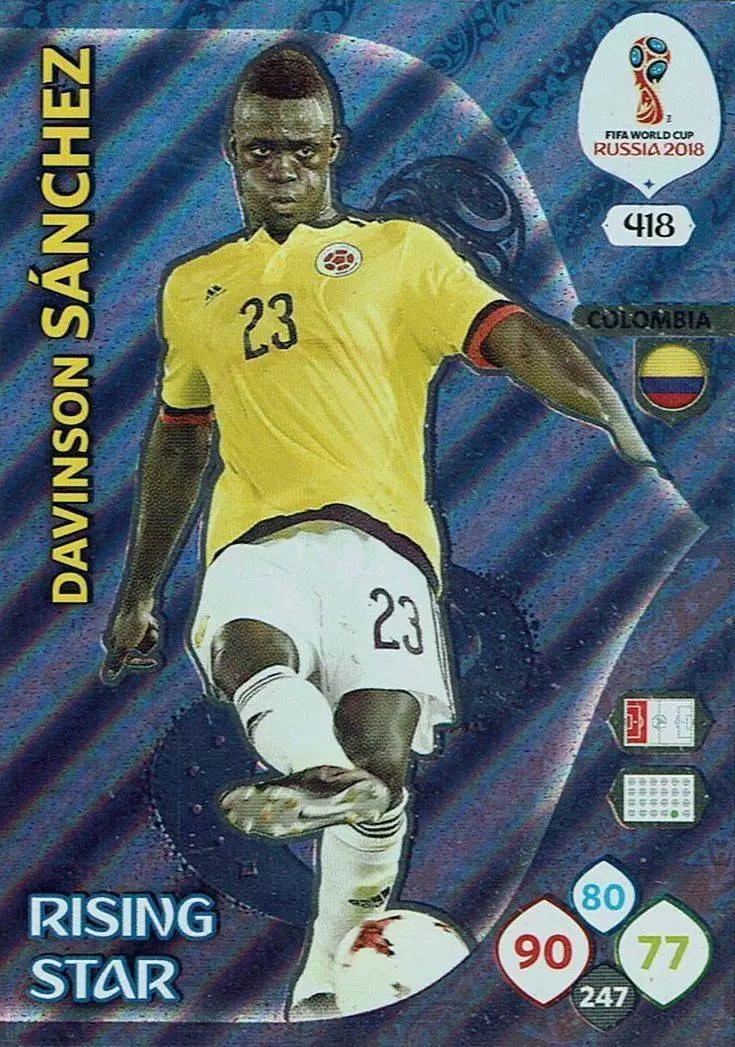 Russia 2018 : FIFA World Cup Adrenalyn XL - Davinson Sánchez - Colombia