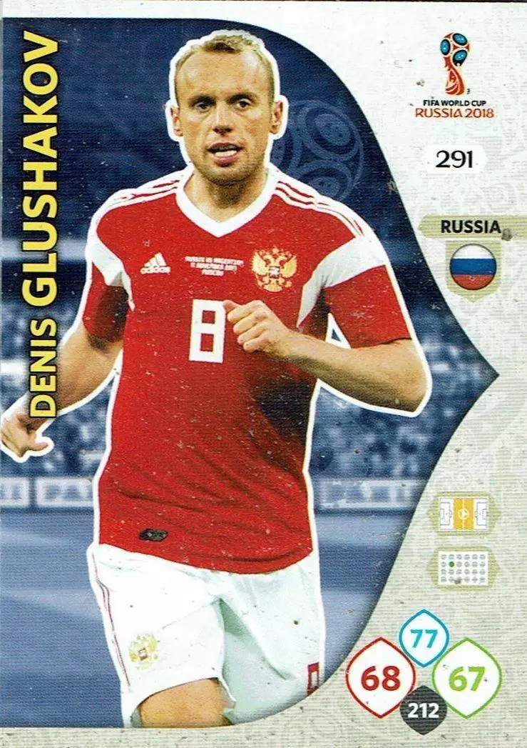 Russia 2018 : FIFA World Cup Adrenalyn XL - Denis Glushakov - Russia