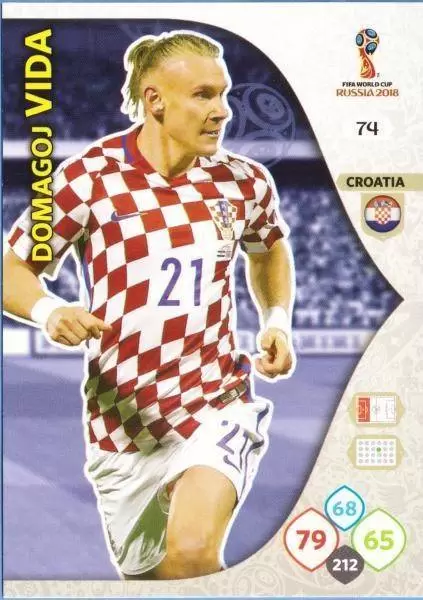 Russia 2018 : FIFA World Cup Adrenalyn XL - Domagoj Vida - Croatia