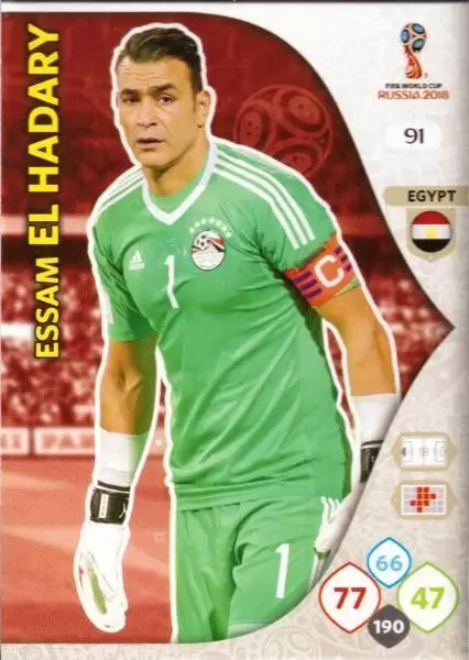 Russia 2018 : FIFA World Cup Adrenalyn XL - Essam El Hadary - Egypt
