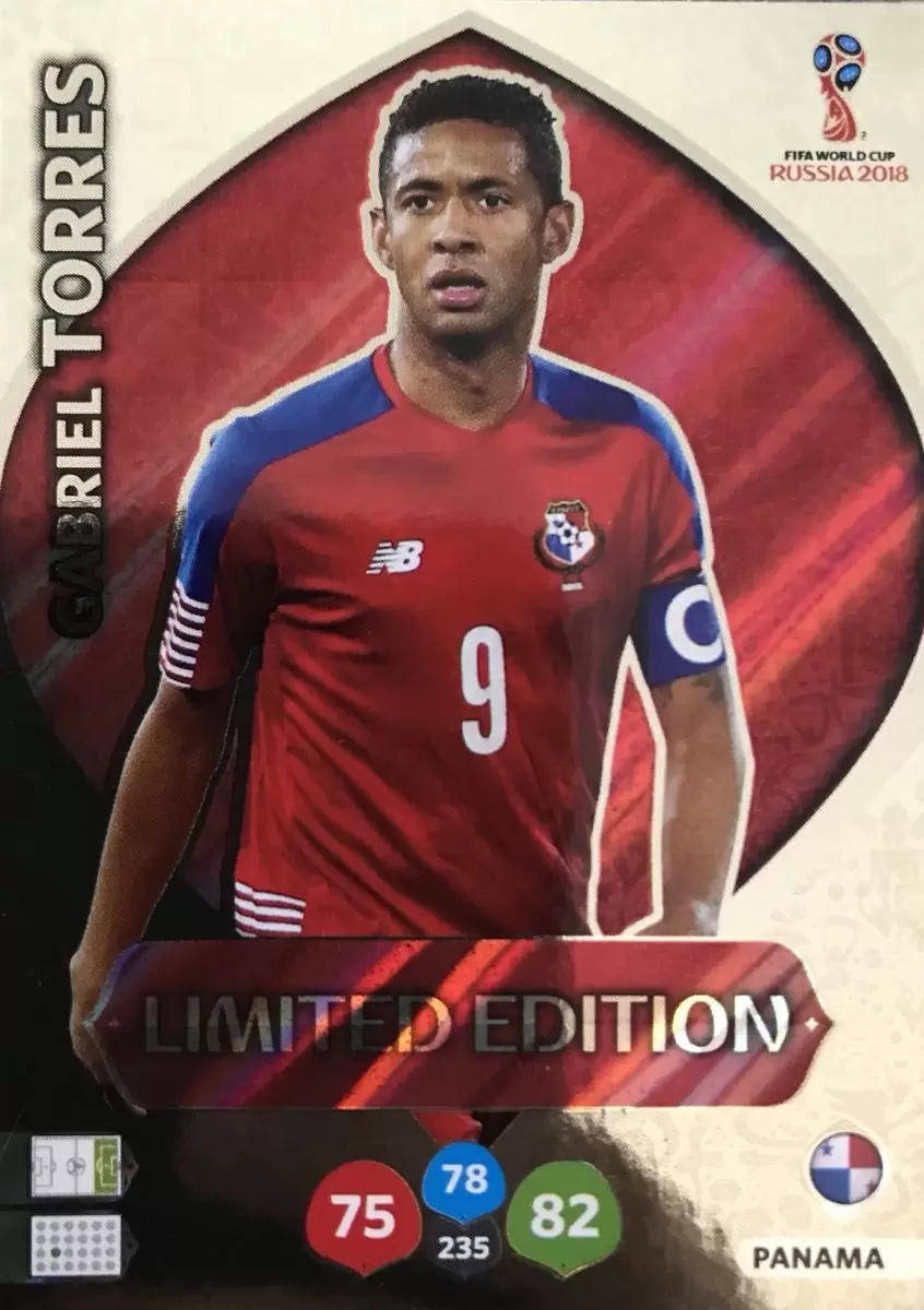 Russia 2018 : FIFA World Cup Adrenalyn XL - Gabriel Torres - Panama