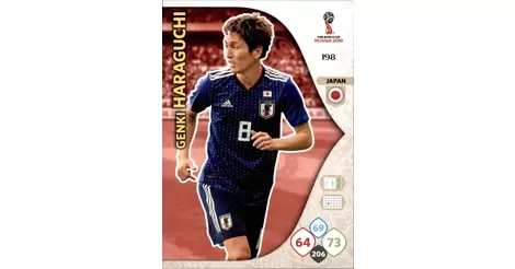 Panini Sticker Fußball WM 2018 Russia Nr 668 Genki Haraguchi JAP Bild Japan