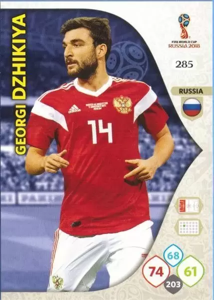 Russia 2018 : FIFA World Cup Adrenalyn XL - Georgi Dzhikiya - Russia
