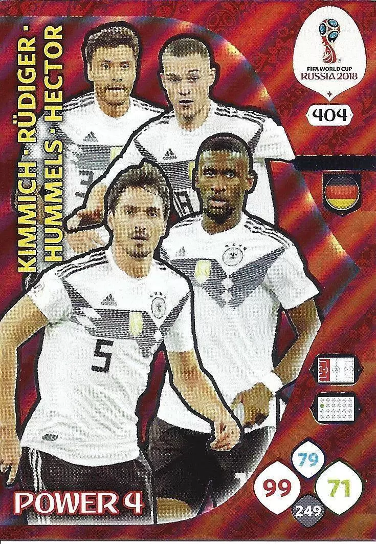Russia 2018 : FIFA World Cup Adrenalyn XL - Germany - Germany