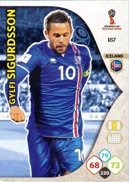 Russia 2018 : FIFA World Cup Adrenalyn XL - Gylfi Sigurdsson - Iceland