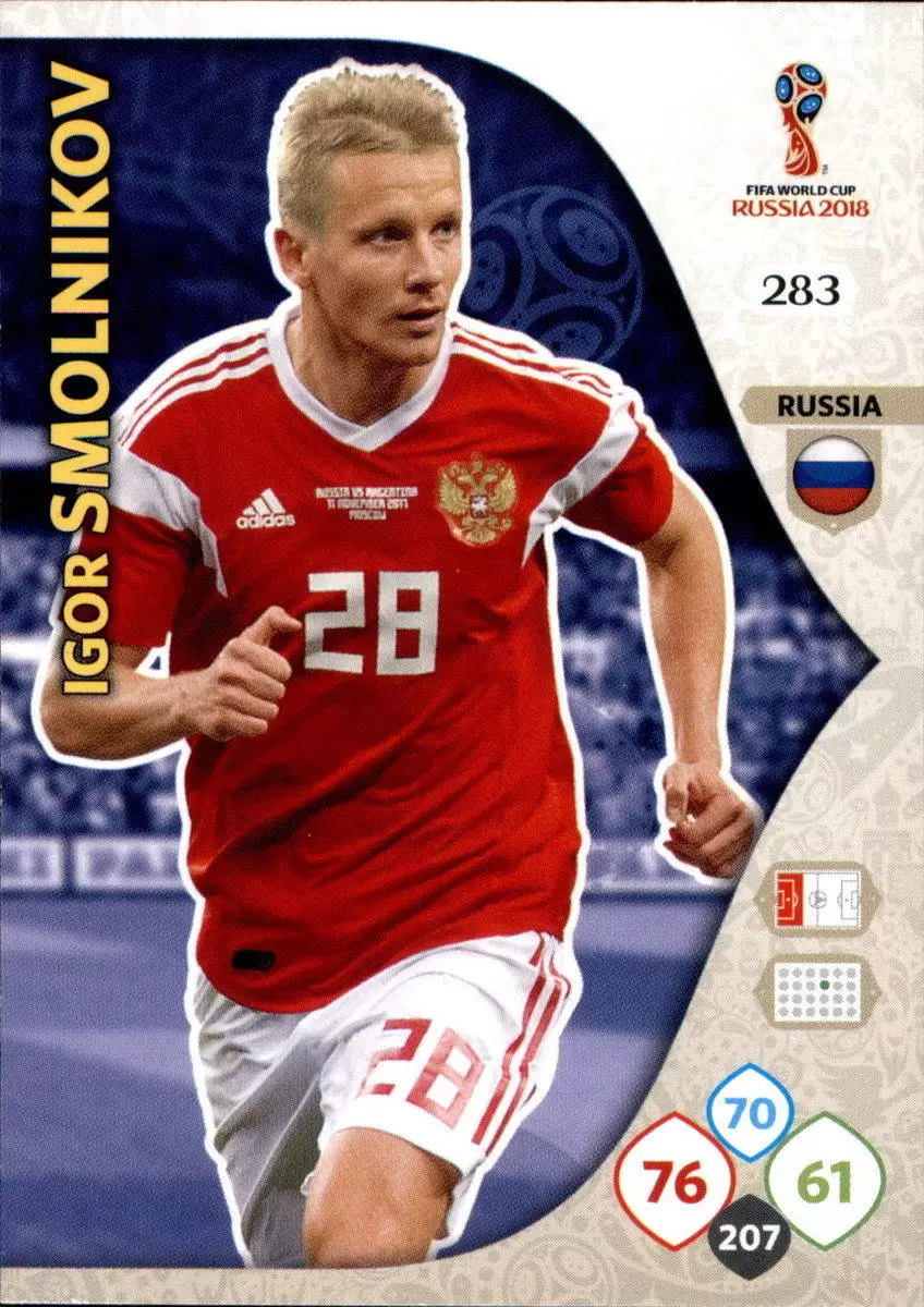 Russia 2018 : FIFA World Cup Adrenalyn XL - Igor Smolnikov - Russia