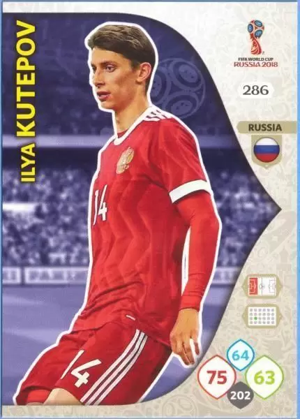 Russia 2018 : FIFA World Cup Adrenalyn XL - Ilya Kutepov - Russia