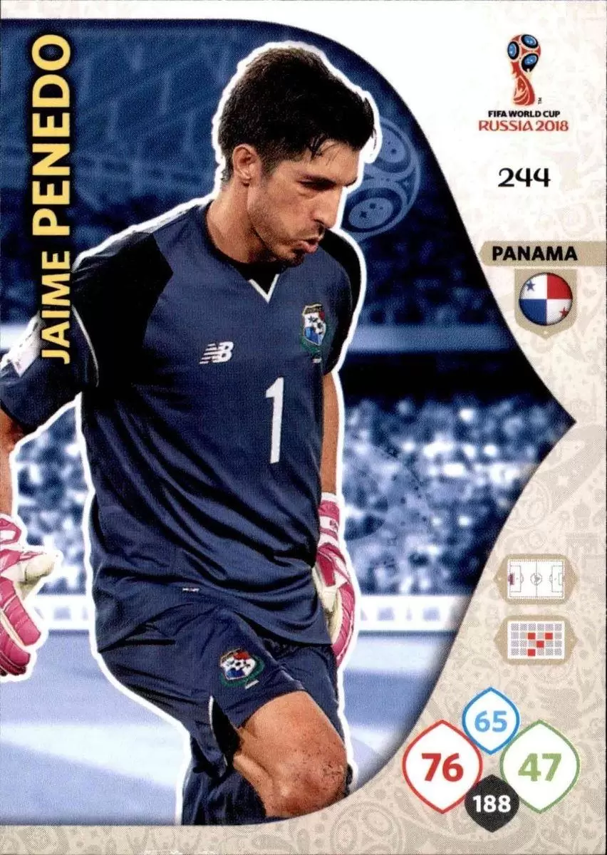 Russia 2018 : FIFA World Cup Adrenalyn XL - Jaime Penedo - Panama