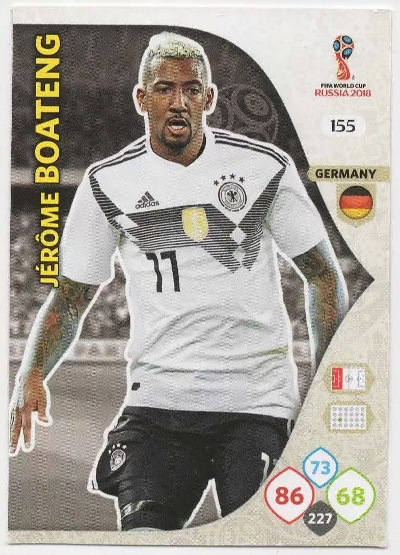 Russia 2018 : FIFA World Cup Adrenalyn XL - Jérôme Boateng - Germany
