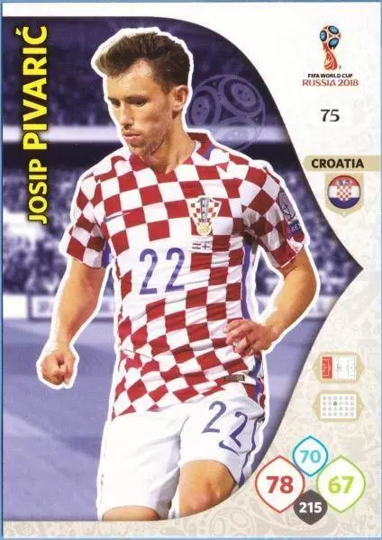 Russia 2018 : FIFA World Cup Adrenalyn XL - Josip Pivarić - Croatia
