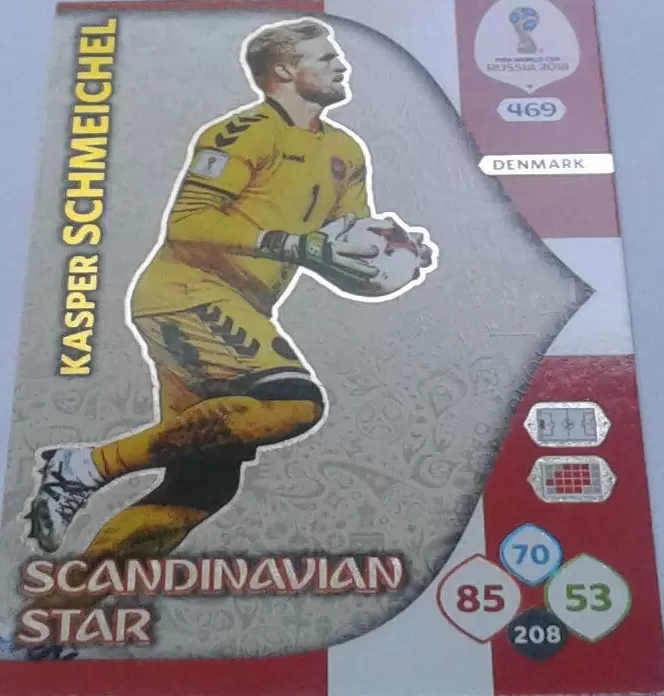 Russia 2018 : FIFA World Cup Adrenalyn XL - Kasper Schmeichel - Denmark