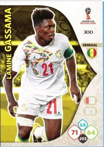Russia 2018 : FIFA World Cup Adrenalyn XL - Lamine Gassama - Senegal