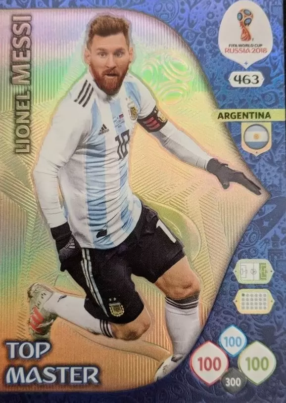 Russia 2018 : FIFA World Cup Adrenalyn XL - Lionel Messi - Argentina