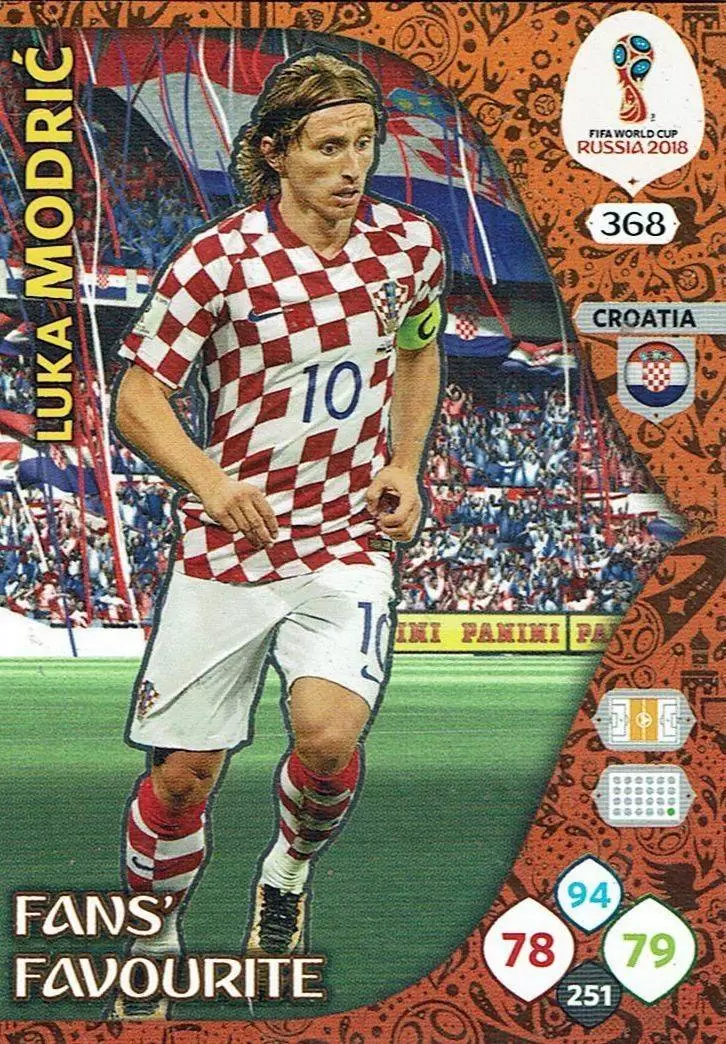 Russia 2018 : FIFA World Cup Adrenalyn XL - Luka Modrić - Croatia