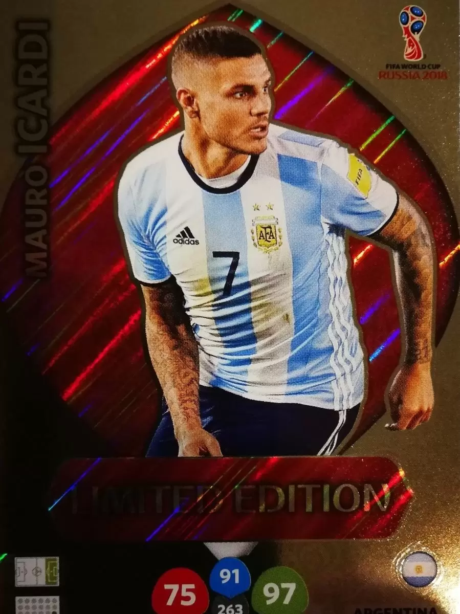 Russia 2018 : FIFA World Cup Adrenalyn XL - Mauro Icardi - Argentina