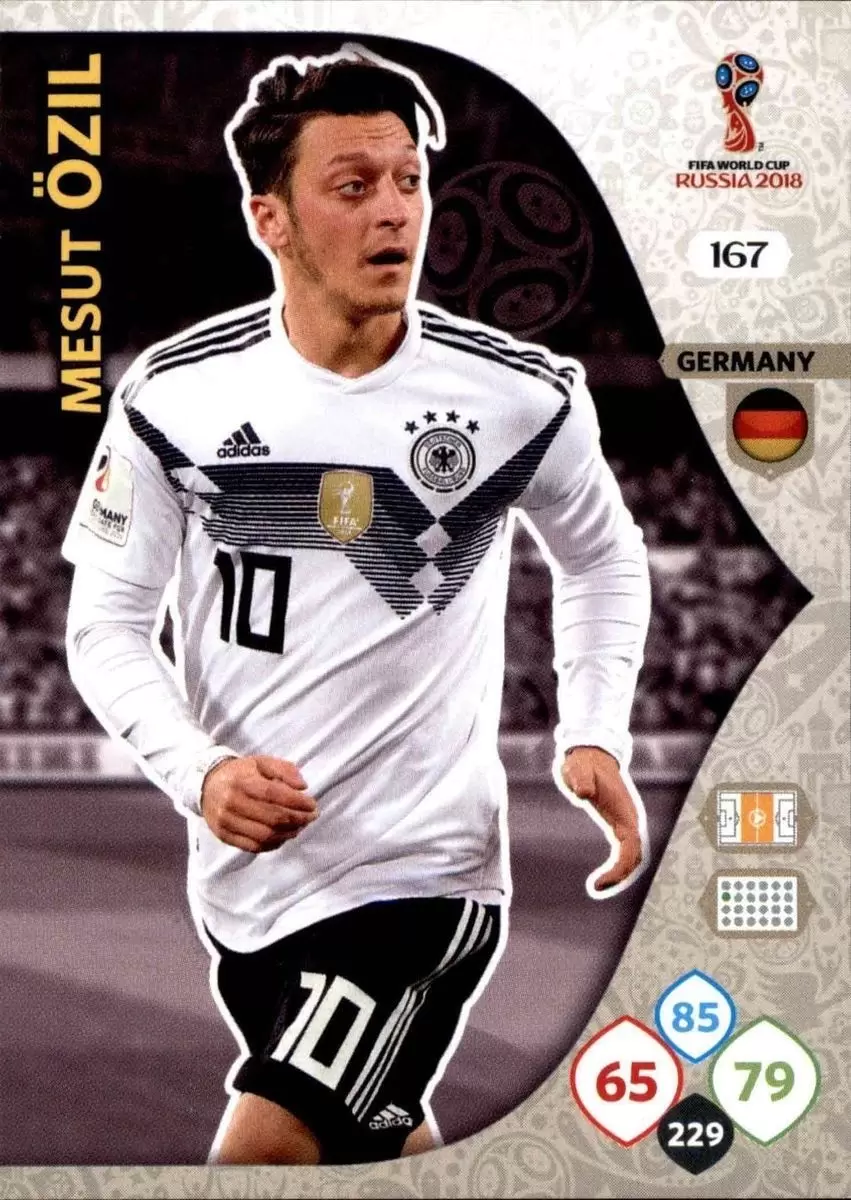 Russia 2018 : FIFA World Cup Adrenalyn XL - Mesut Özil - Germany