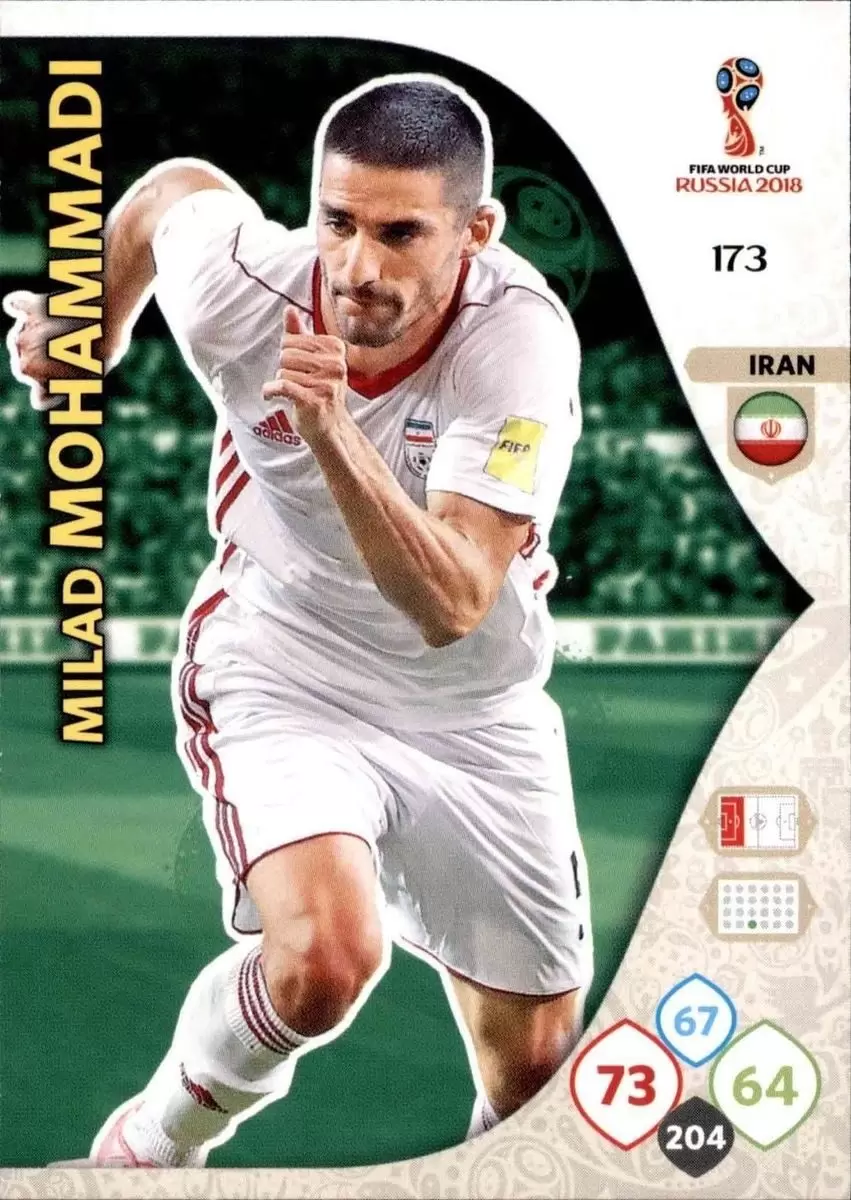 Russia 2018 : FIFA World Cup Adrenalyn XL - Milad Mohammadi - Iran