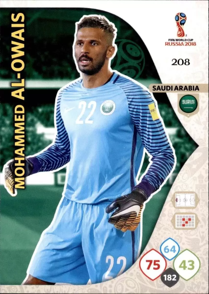 Russia 2018 : FIFA World Cup Adrenalyn XL - Mohammed Al-Owais - Saudi Arabia