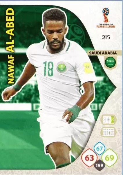 Russia 2018 : FIFA World Cup Adrenalyn XL - Nawaf Al-Abed - Saudi Arabia