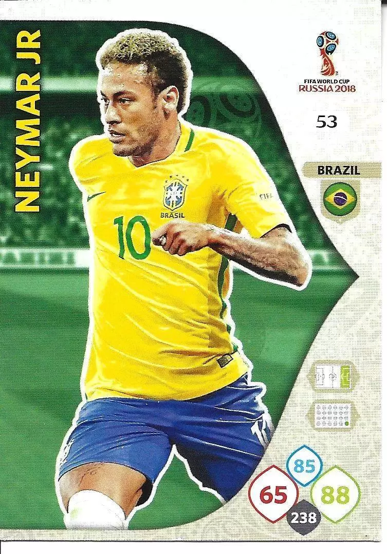 Russia 2018 : FIFA World Cup Adrenalyn XL - Neymar Jr - Brazil