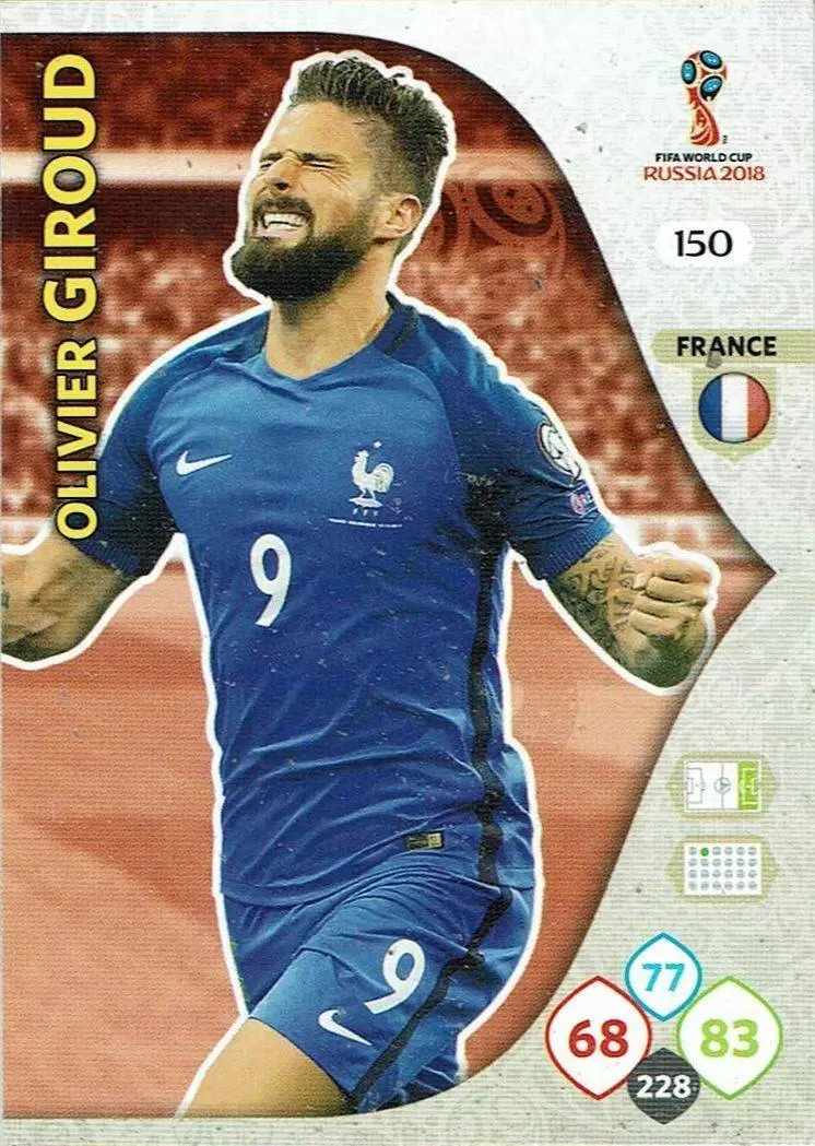Russia 2018 : FIFA World Cup Adrenalyn XL - Olivier Giroud - France