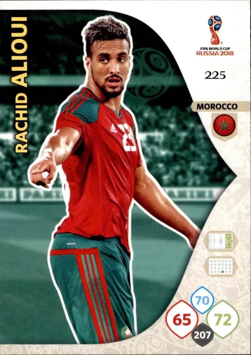 Russia 2018 : FIFA World Cup Adrenalyn XL - Rachid Alioui - Morocco