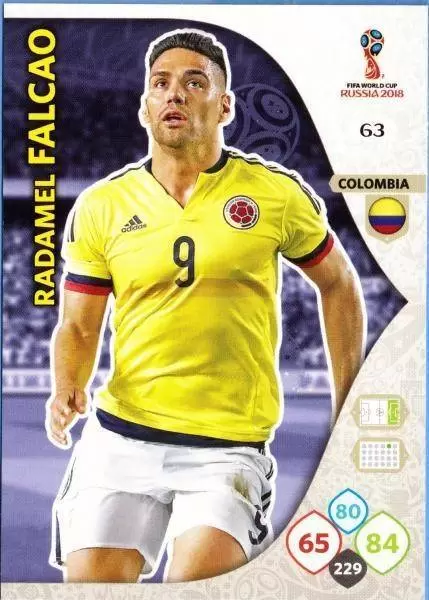 Russia 2018 : FIFA World Cup Adrenalyn XL - Radamel Falcao - Colombia