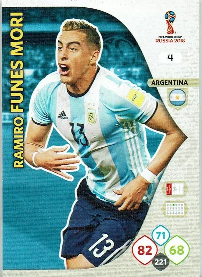 Russia 2018 : FIFA World Cup Adrenalyn XL - Ramiro Funes Mori - Argentina
