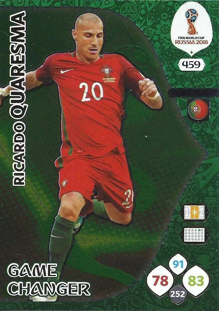 Russia 2018 : FIFA World Cup Adrenalyn XL - Ricardo Quaresma - Portugal
