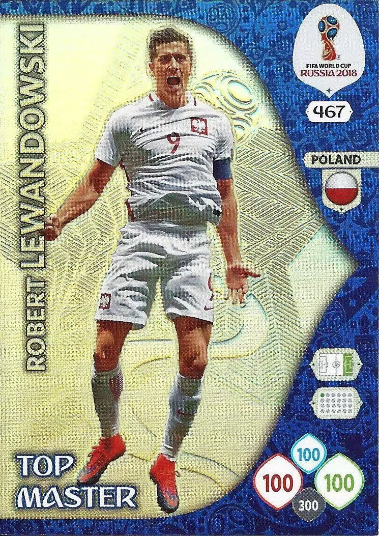 Russia 2018 : FIFA World Cup Adrenalyn XL - Robert Lewandowski - Poland