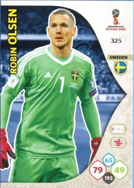 Russia 2018 : FIFA World Cup Adrenalyn XL - Robin Olsen - Sweden