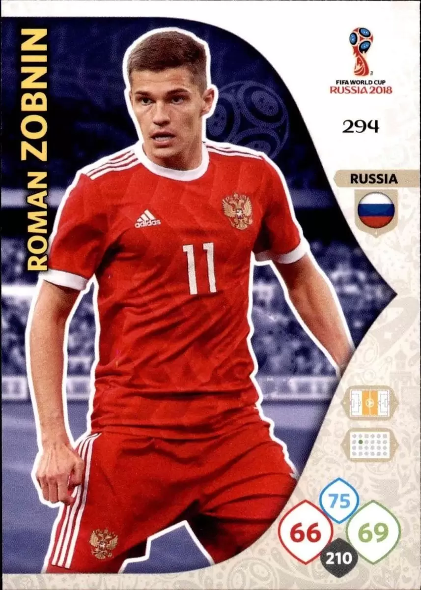 Russia 2018 : FIFA World Cup Adrenalyn XL - Roman Zobnin - Russia