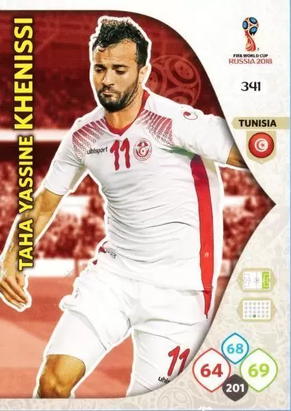 Russia 2018 : FIFA World Cup Adrenalyn XL - Taha Yassine Khenissi - Tunisia