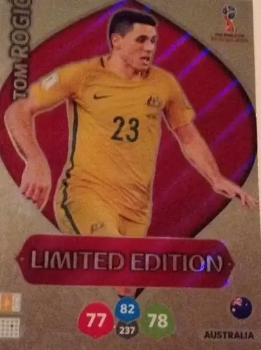 Panini FIFA World Cup Russia 2018 Limited Edition TOMI JURIC AUSTRALIA 