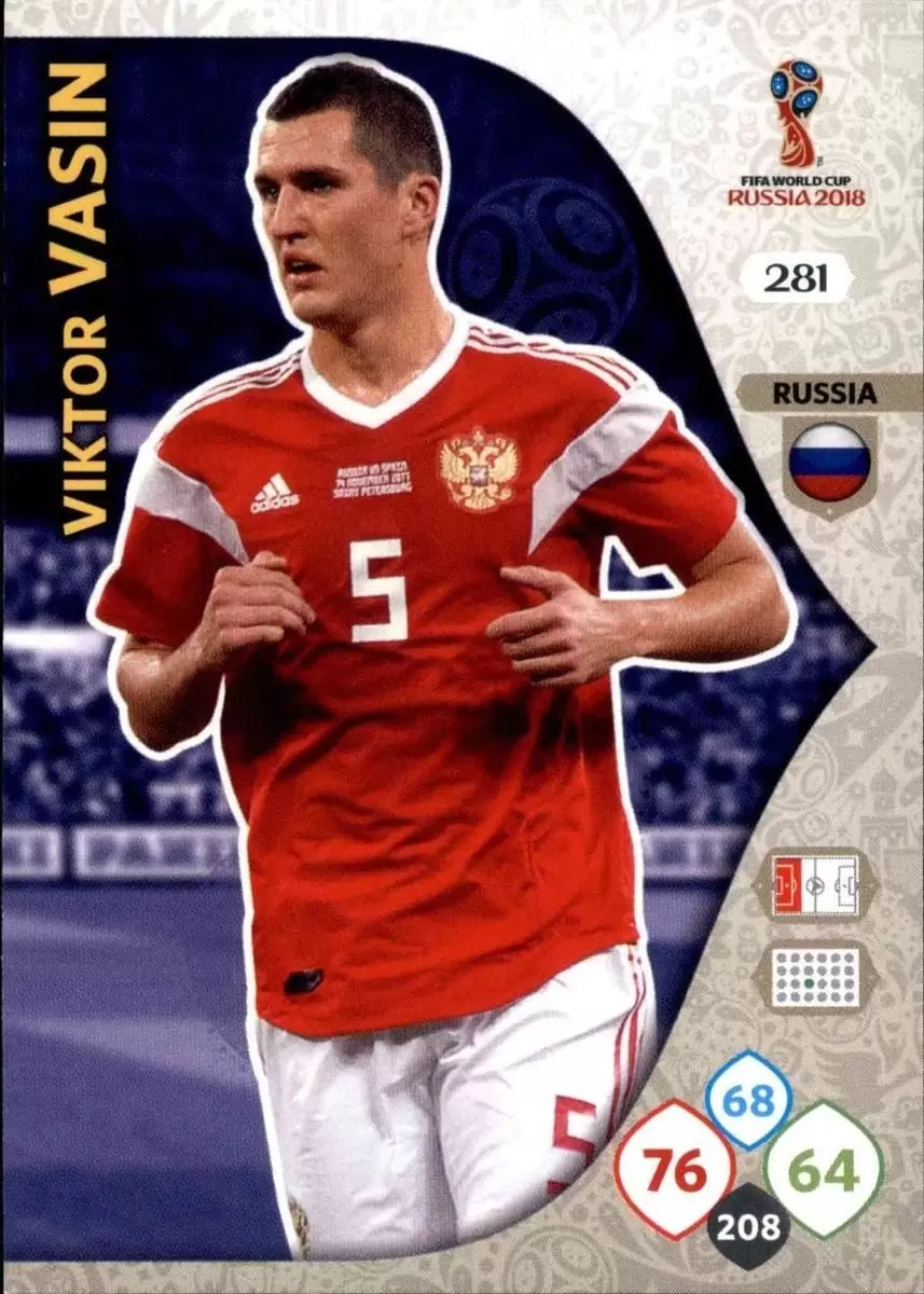 Russia 2018 : FIFA World Cup Adrenalyn XL - Viktor Vasin - Russia