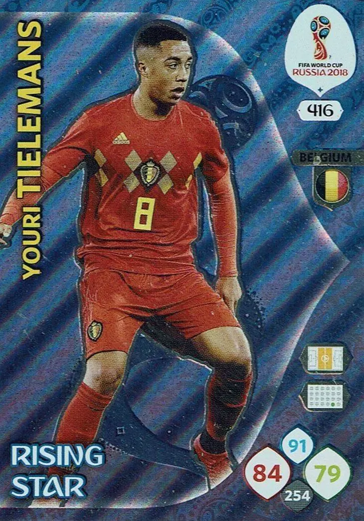 Russia 2018 : FIFA World Cup Adrenalyn XL - Youri Telemans - Belgium