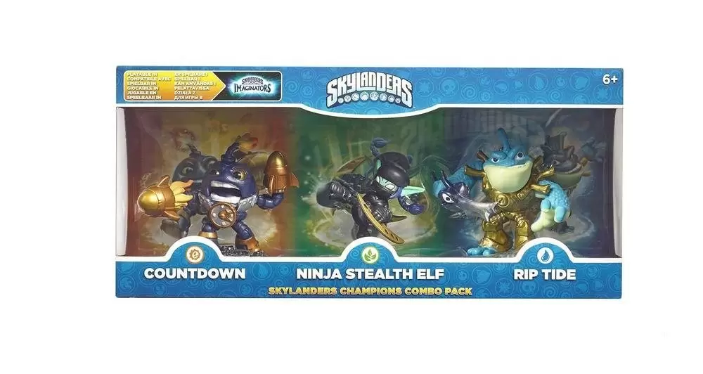 Skylanders Imaginators - Combo Pack - Countdown, Ninja Stealth Elf & Rip Tide