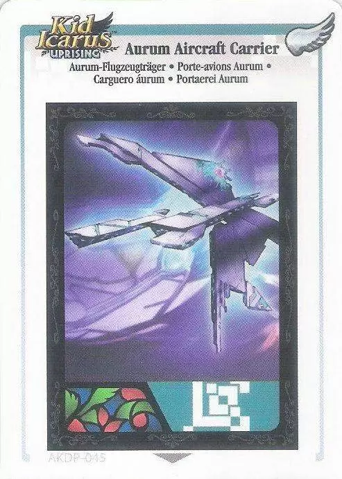 Kid Icarus Uprising AR cards - Aurum Aircraft Carrier