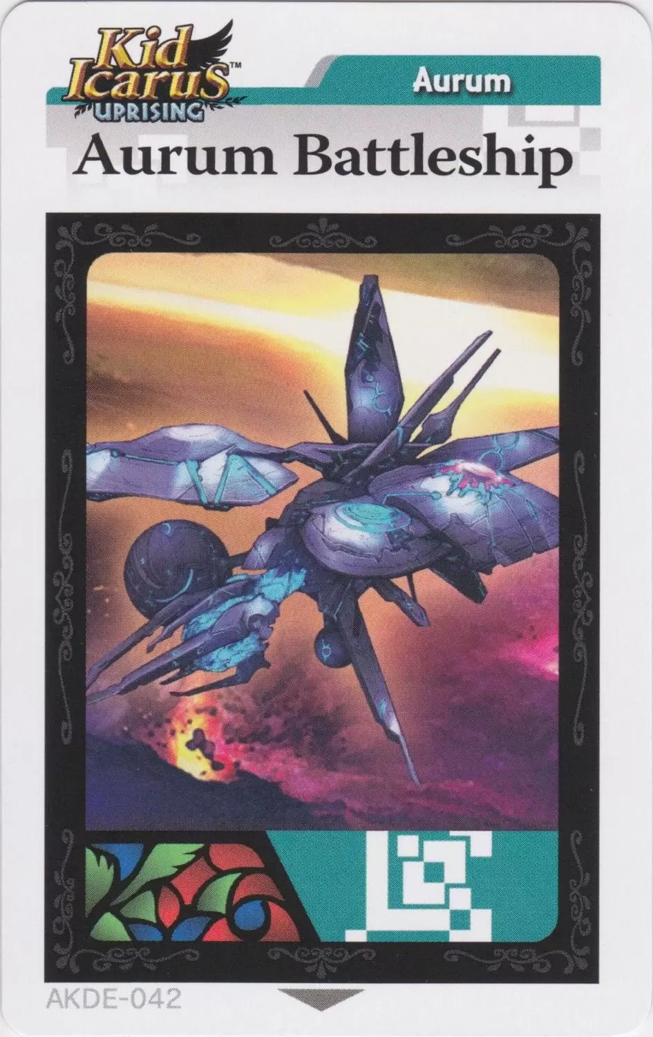 Kid Icarus Uprising AR cards - Aurum Battleship