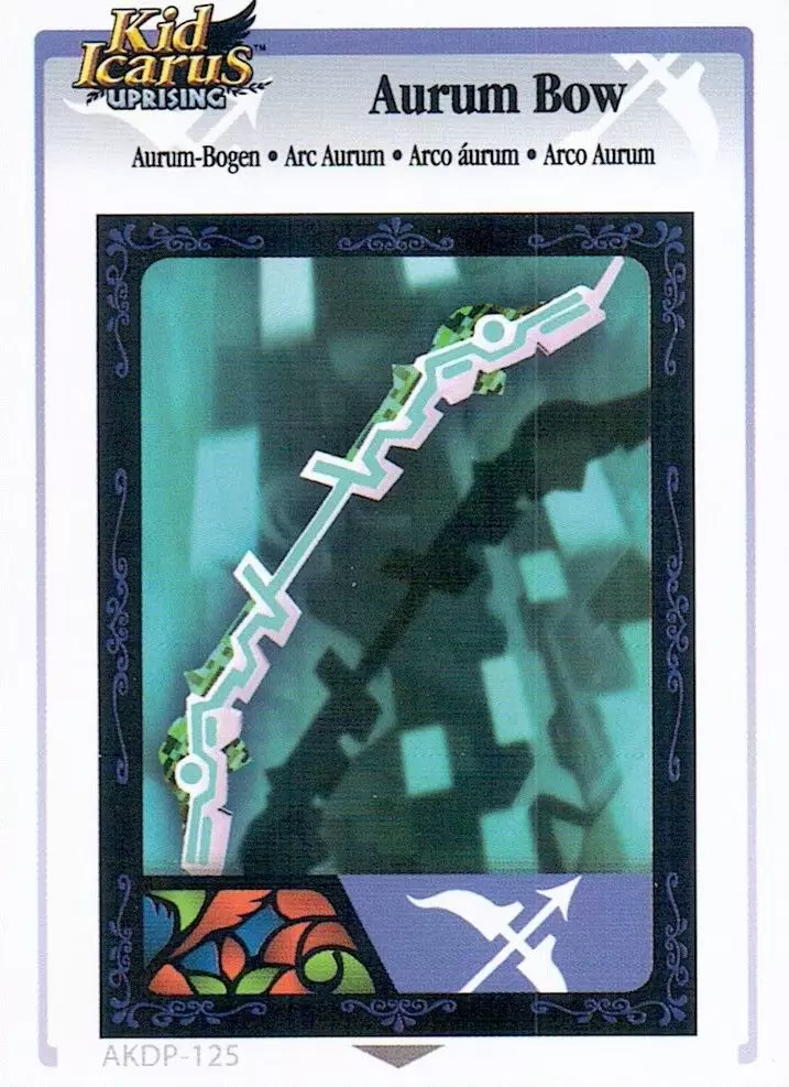 Kid Icarus Uprising AR cards - Aurum Bow