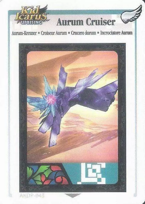Kid Icarus Uprising AR cards - Aurum Cruiser