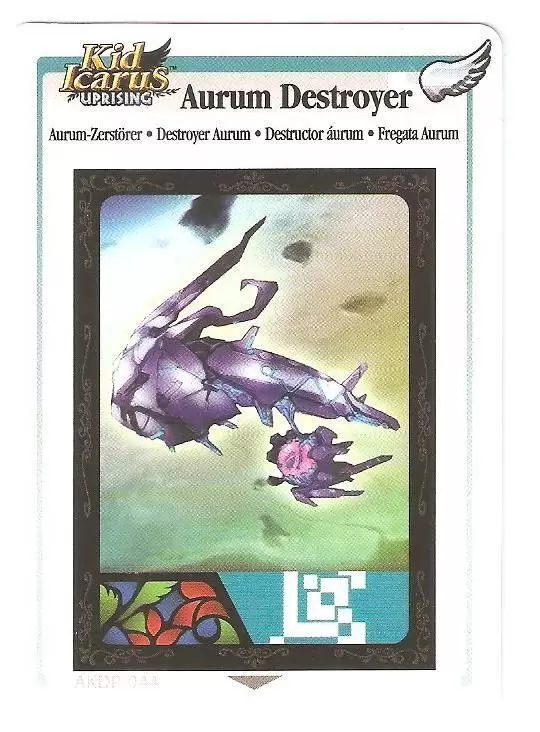 Kid Icarus Uprising AR cards - Aurum Destroyer