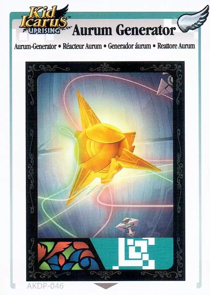 Kid Icarus Uprising AR cards - Aurum Generator