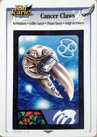 Kid Icarus Uprising AR cards - Cancer Claws