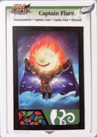 Kid Icarus Uprising AR cards - Captain Flare