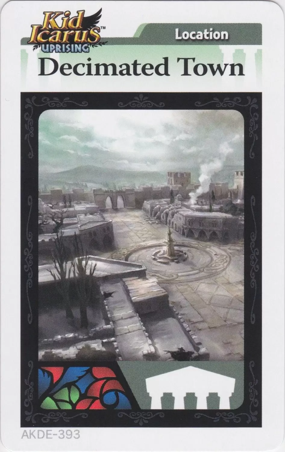 Kid Icarus Uprising AR cards - Decimated Town