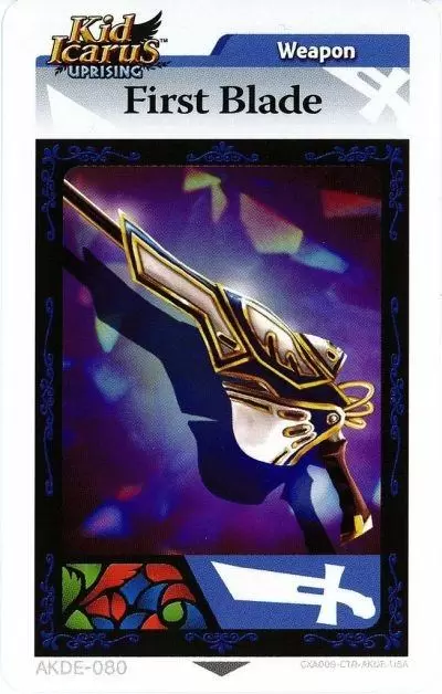 Kid Icarus Uprising AR cards - First Blade