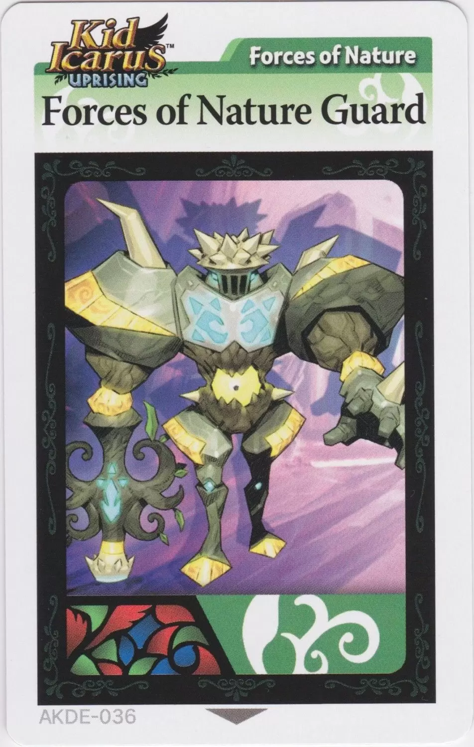 Kid Icarus Uprising AR cards - Forces of Nature Guard